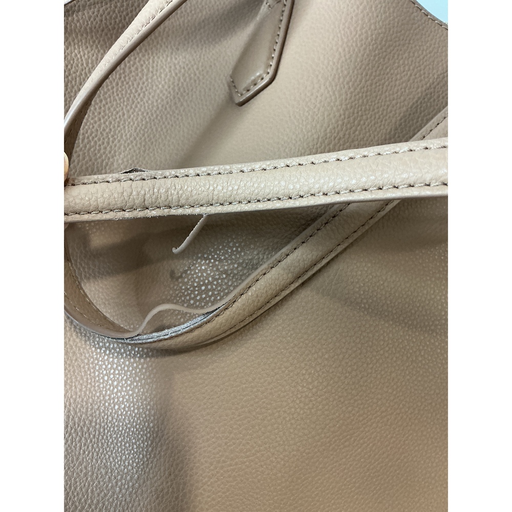 Italian Leather Triple Compartment Shopper Tote - Picture 3 of 3